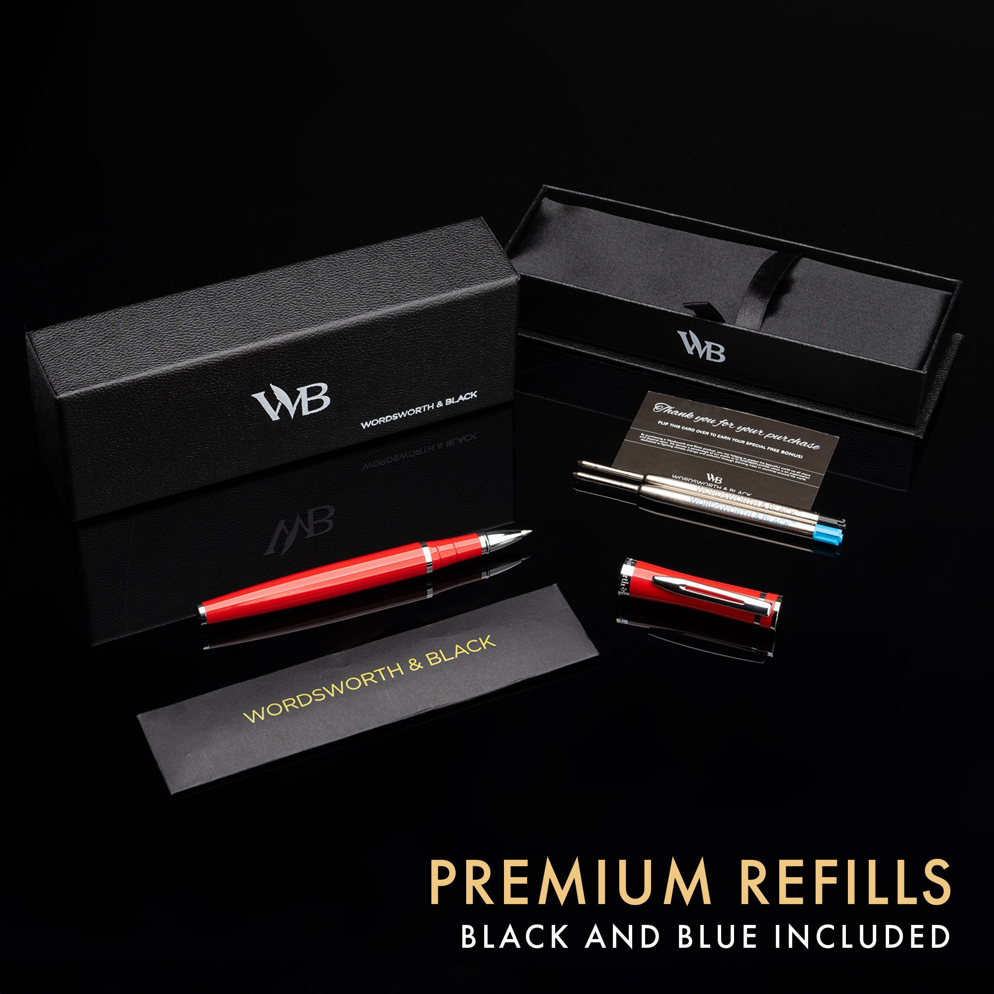 ERUDITE ROLLERBALL PEN METAL - GIFT BOX