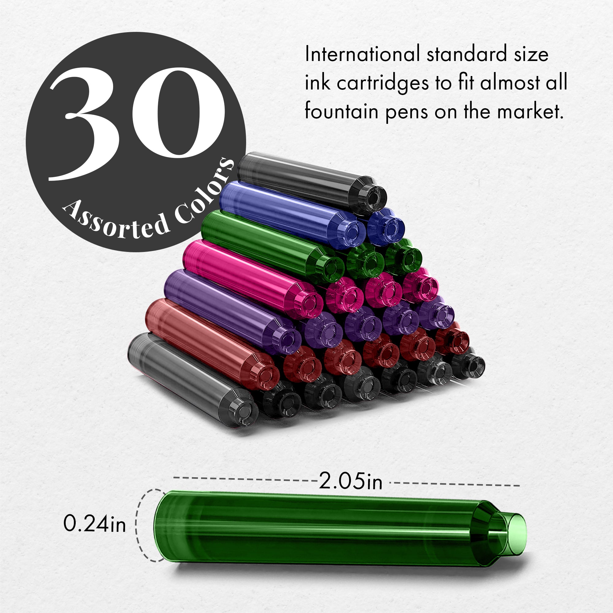 SCRIVI Ink Cartridges- 30 Pack