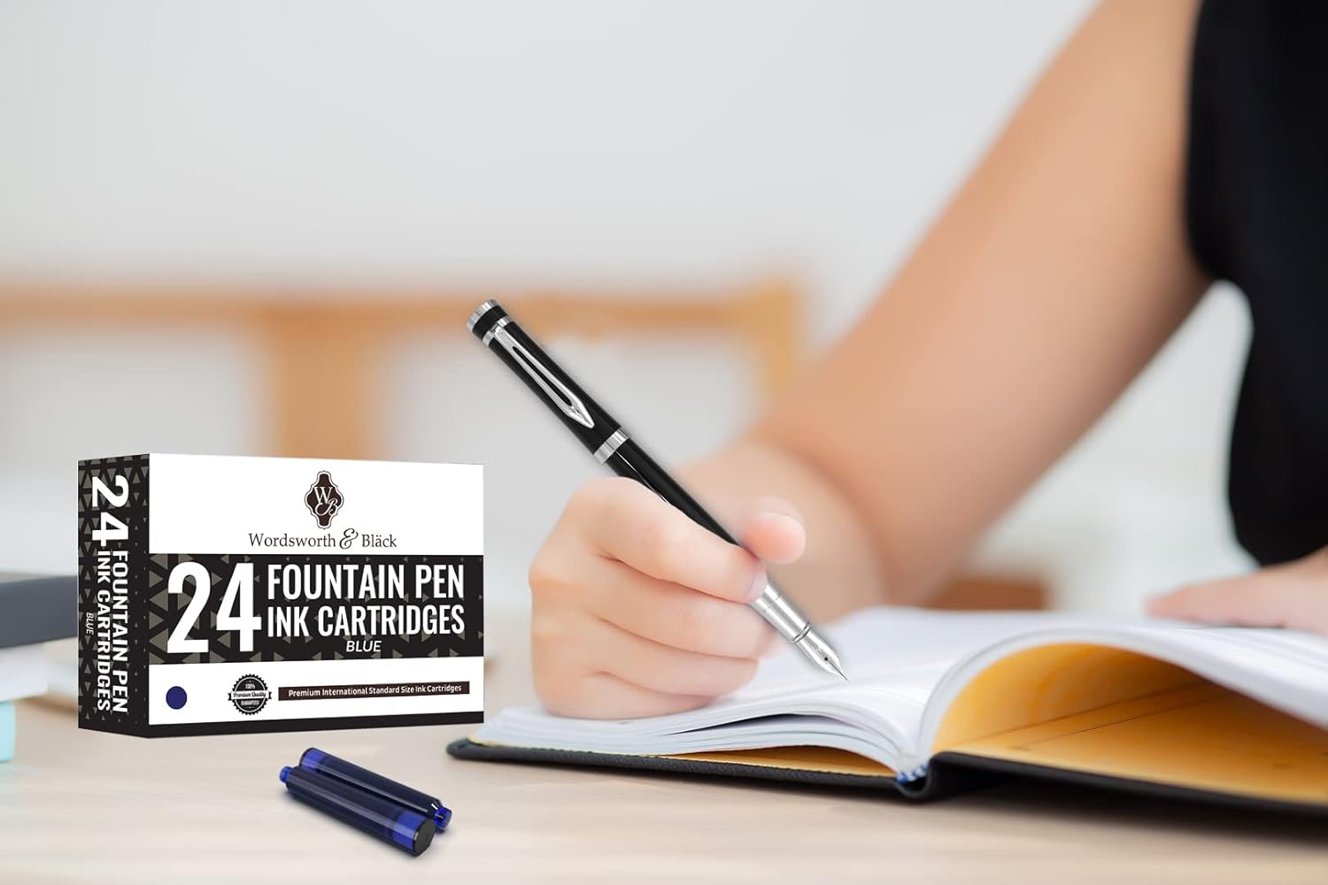 24 Pack Fountain Pen Ink Refills