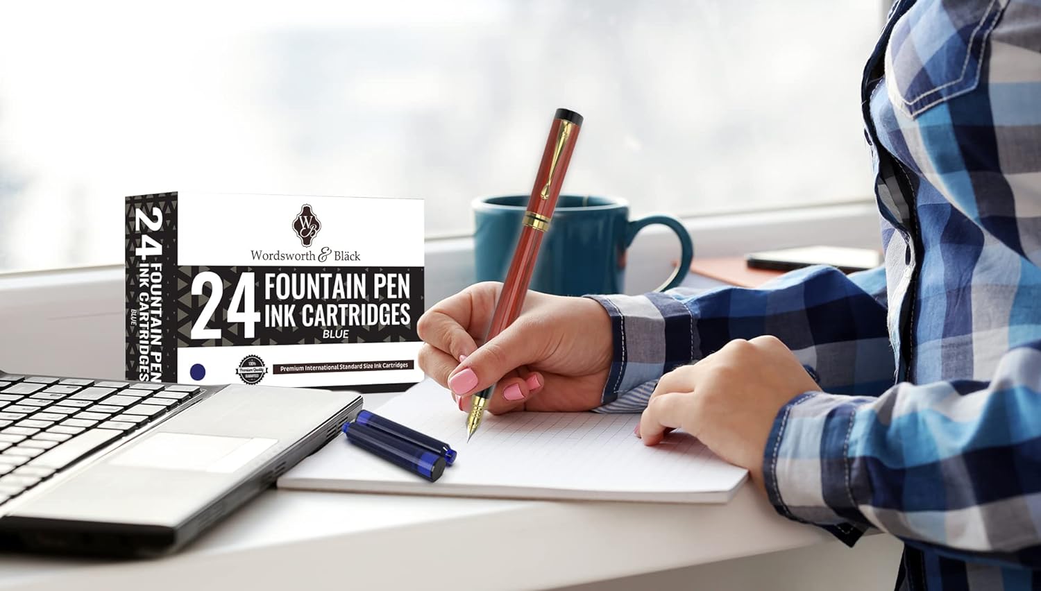 24 Pack Fountain Pen Ink Refills