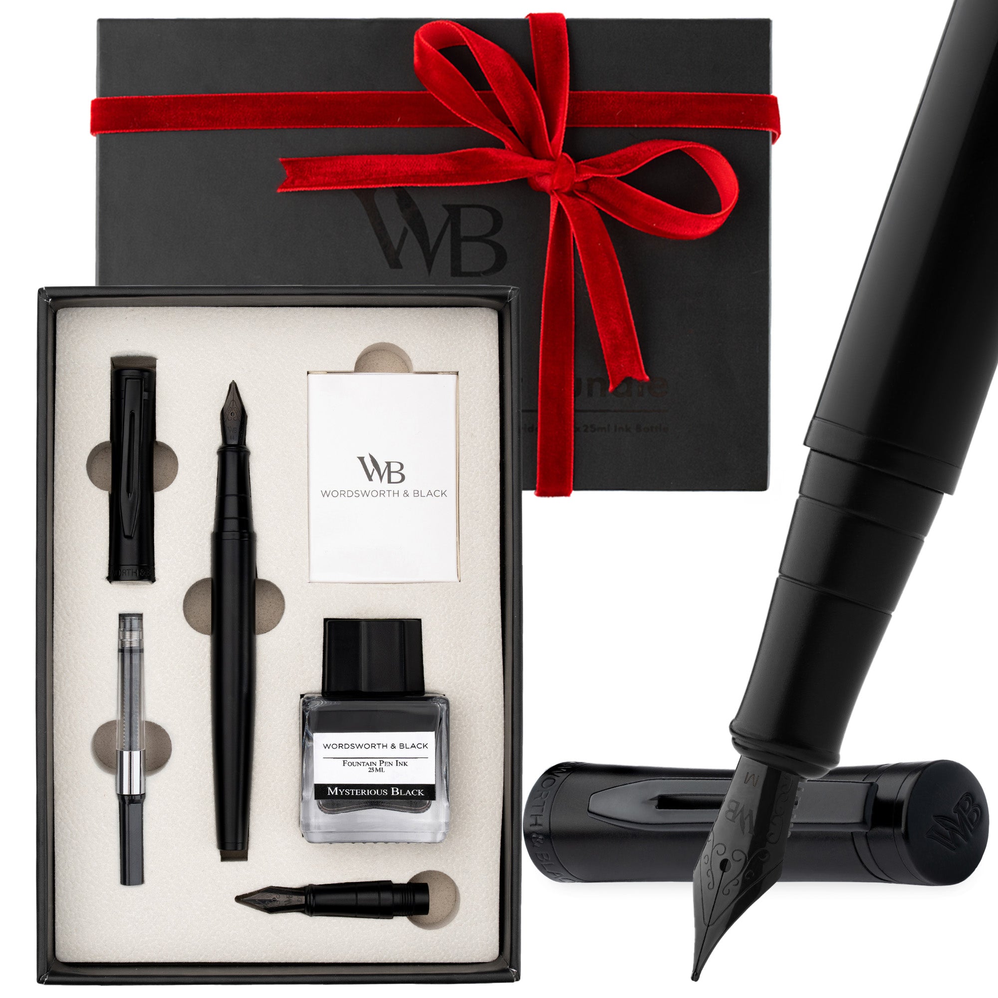 FOUNTAIN PEN METAL - BUNDLE - GIFT CASE