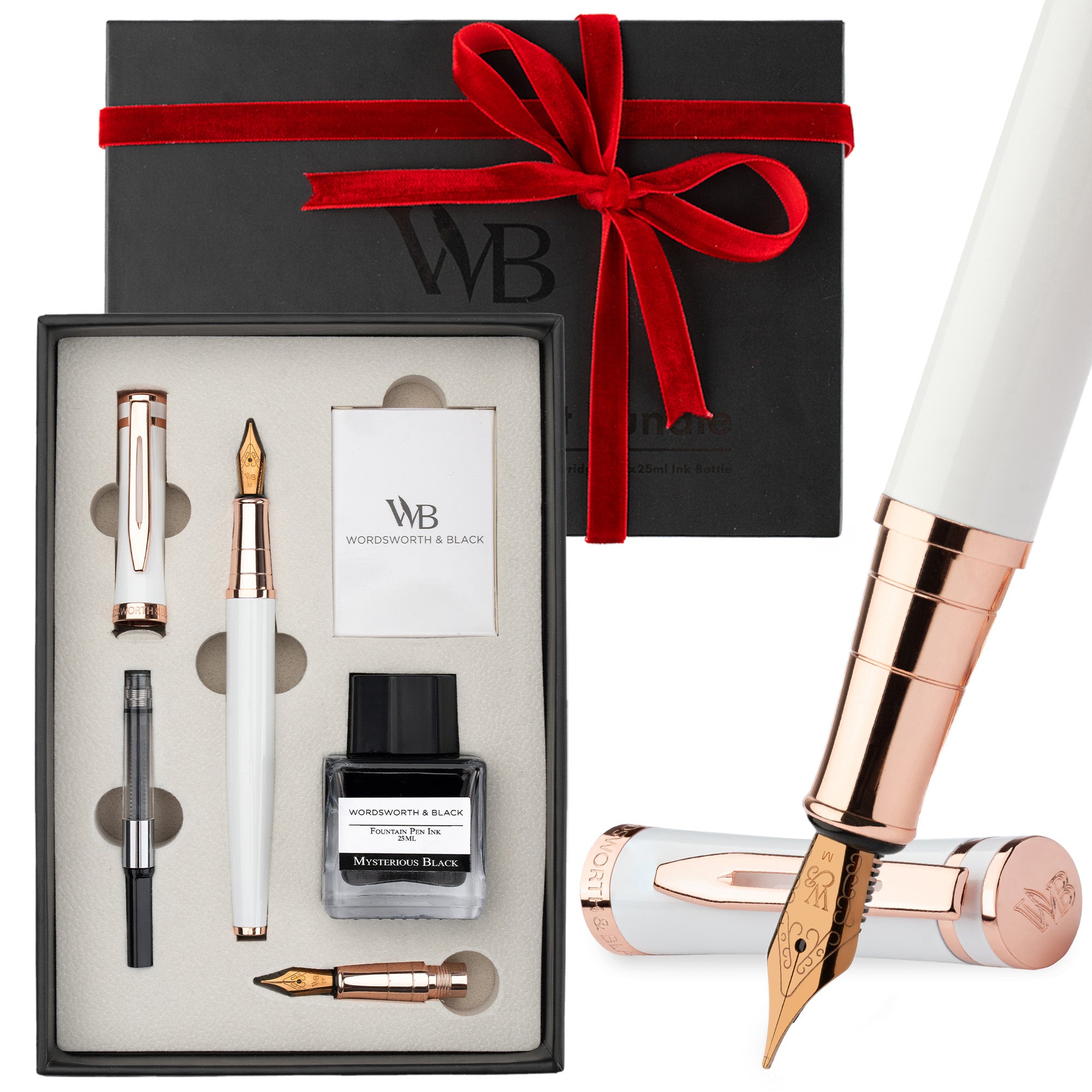 FOUNTAIN PEN METAL - BUNDLE - GIFT CASE