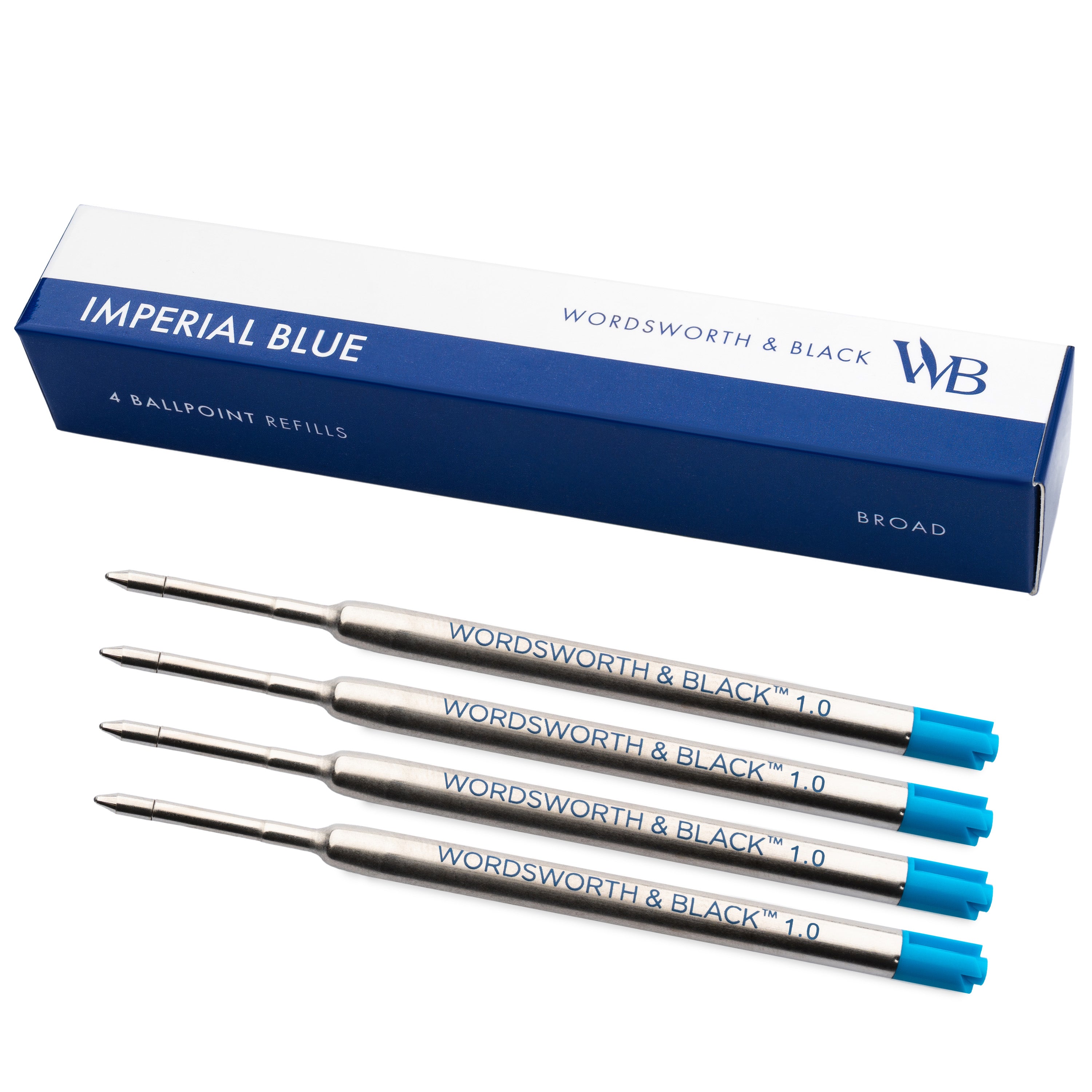 Wordsworth and Black Ballpoint Pen Refills  Set of 4