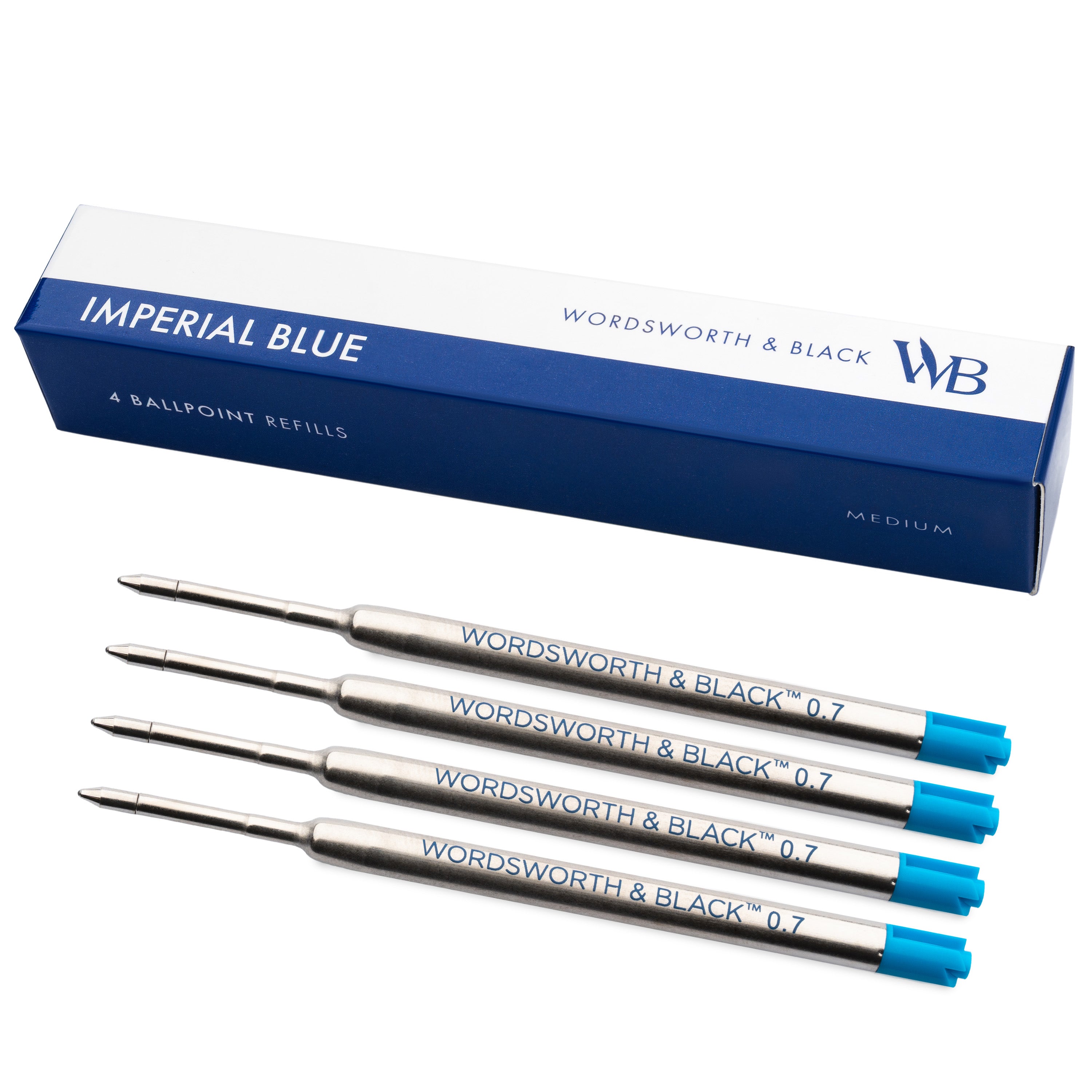 Wordsworth and Black Ballpoint Pen Refills  Set of 4
