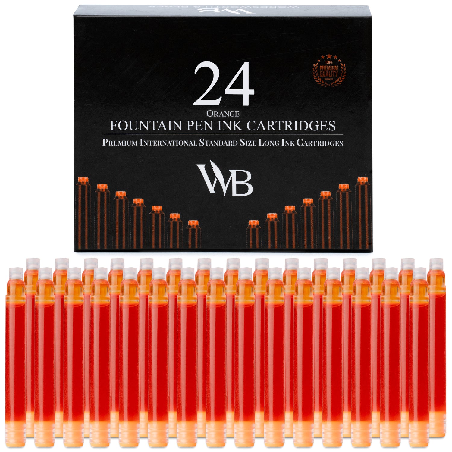 24 Pack Fountain Pen Ink Refills