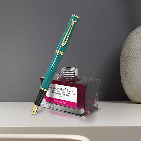 Wordsworth and Black Fountain Pen Ink Bottle, Premium Luxury Edition, –  wordsworthandblack