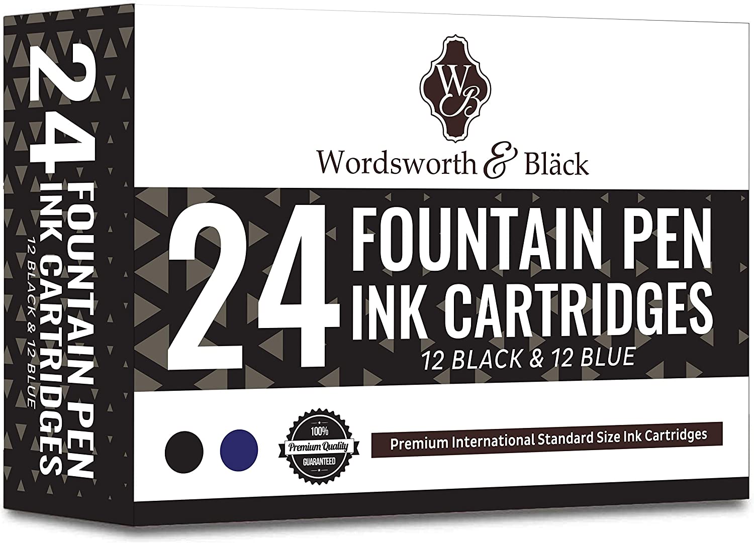 24 Pack Fountain Pen Ink Refills