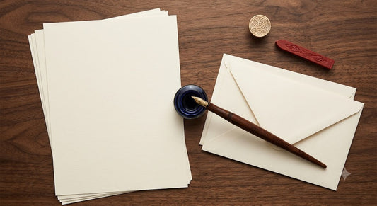 A person writing a personal letter by hand with a fountain pen — how to write better handwritten letters
