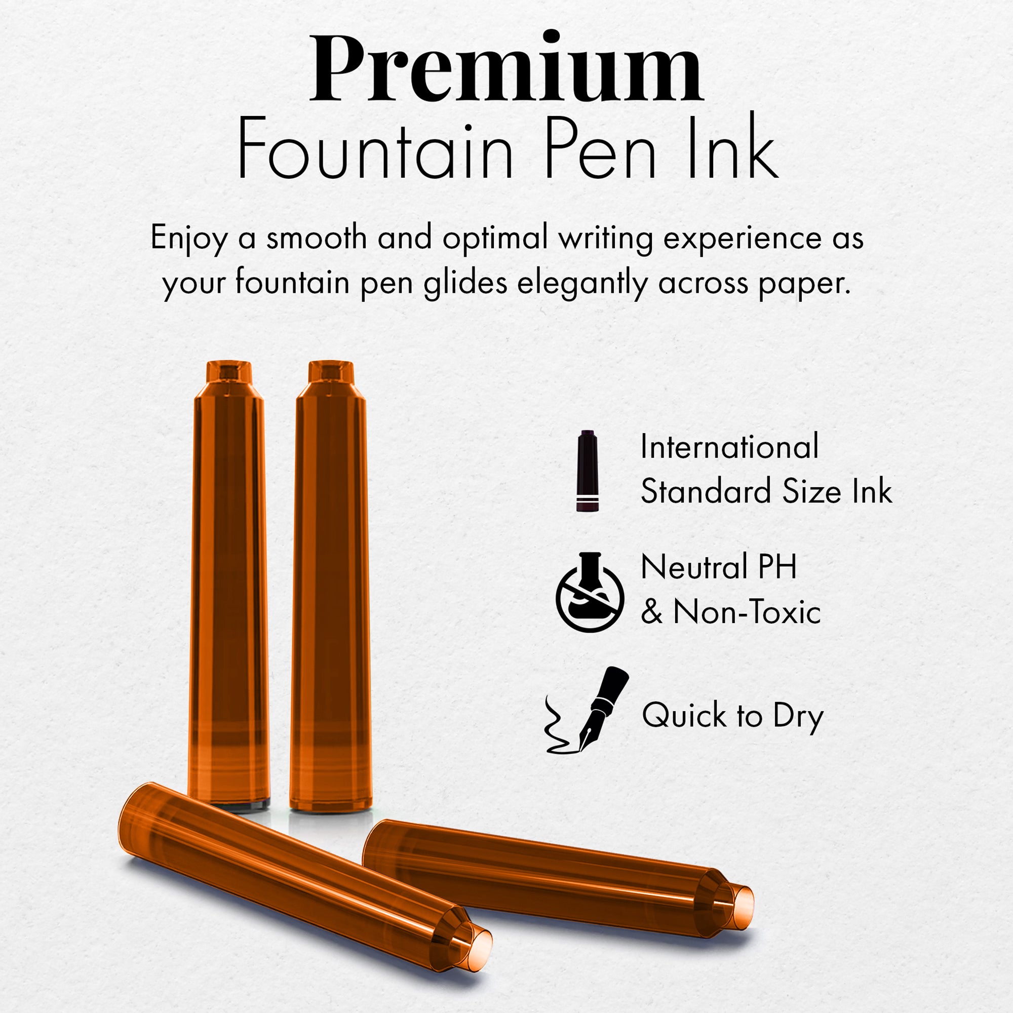 24 Pack Fountain Pen Ink Refills