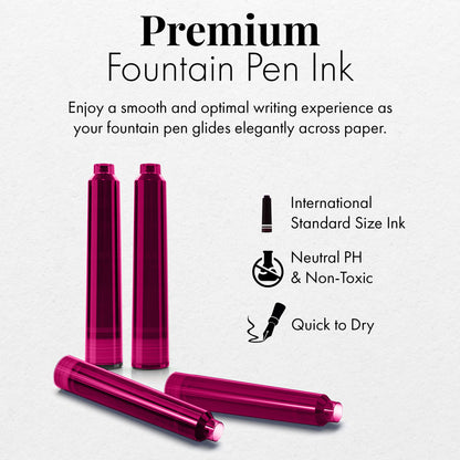 24 Pack Fountain Pen Ink Refills