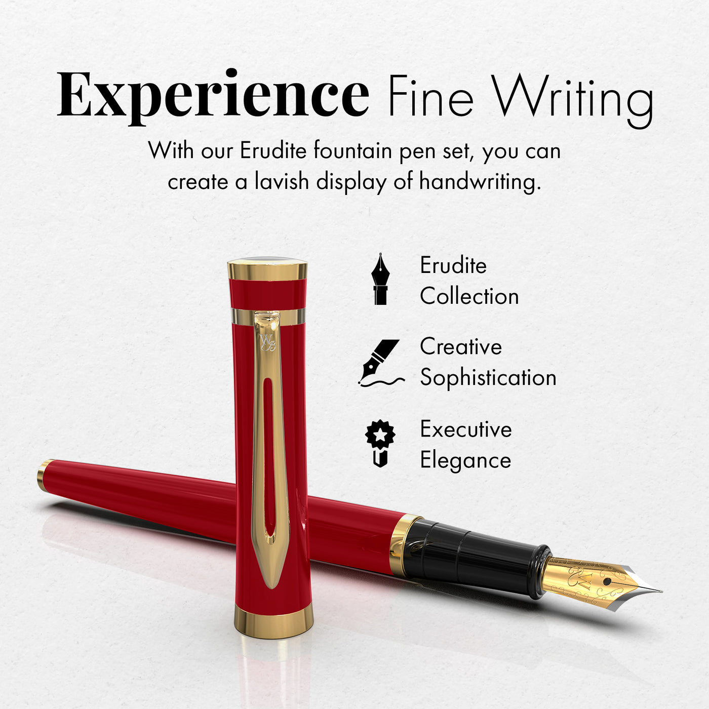 Erudite Fountain Pen Set