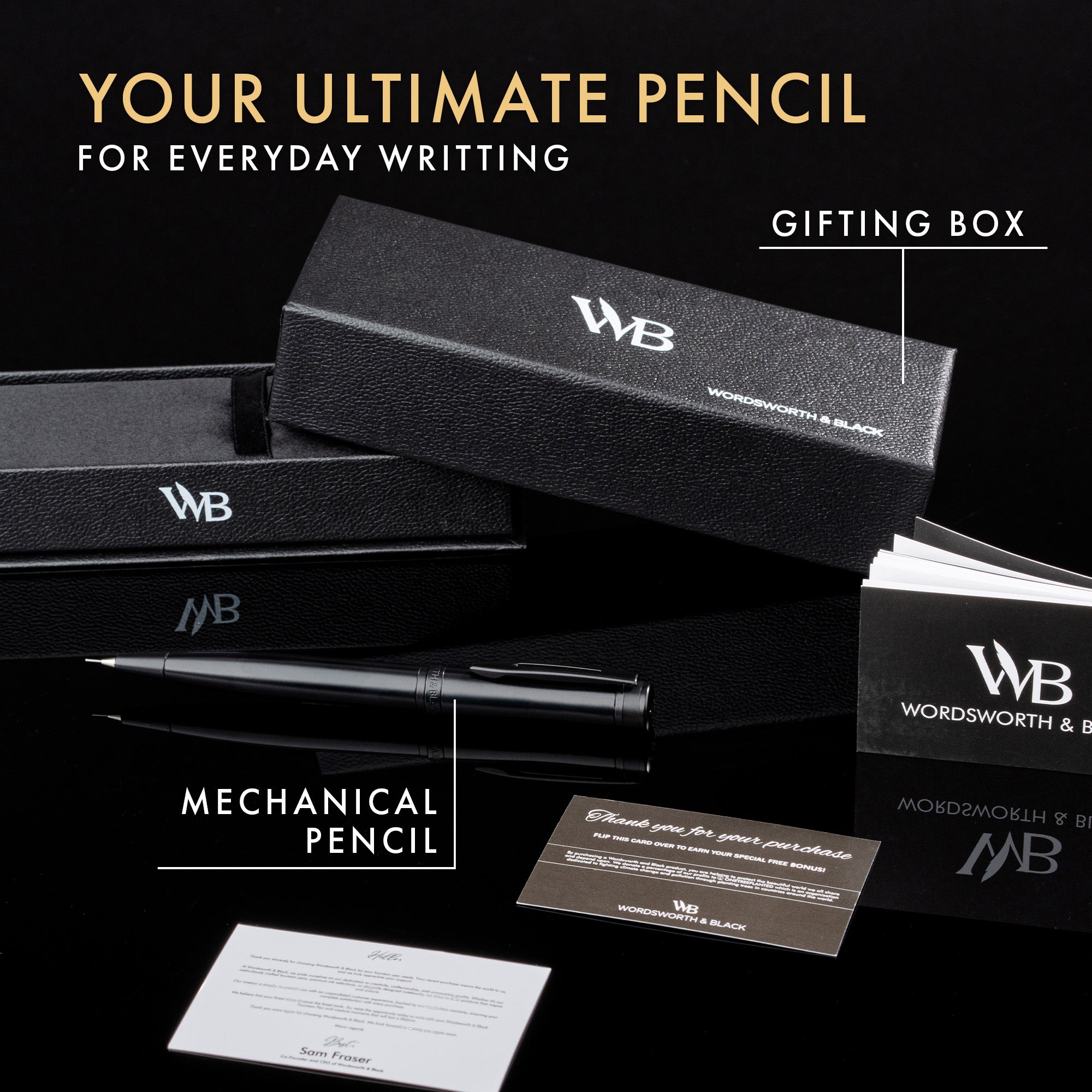 ERUDITE MECHANICAL PENCIL METAL - GIFT BOX