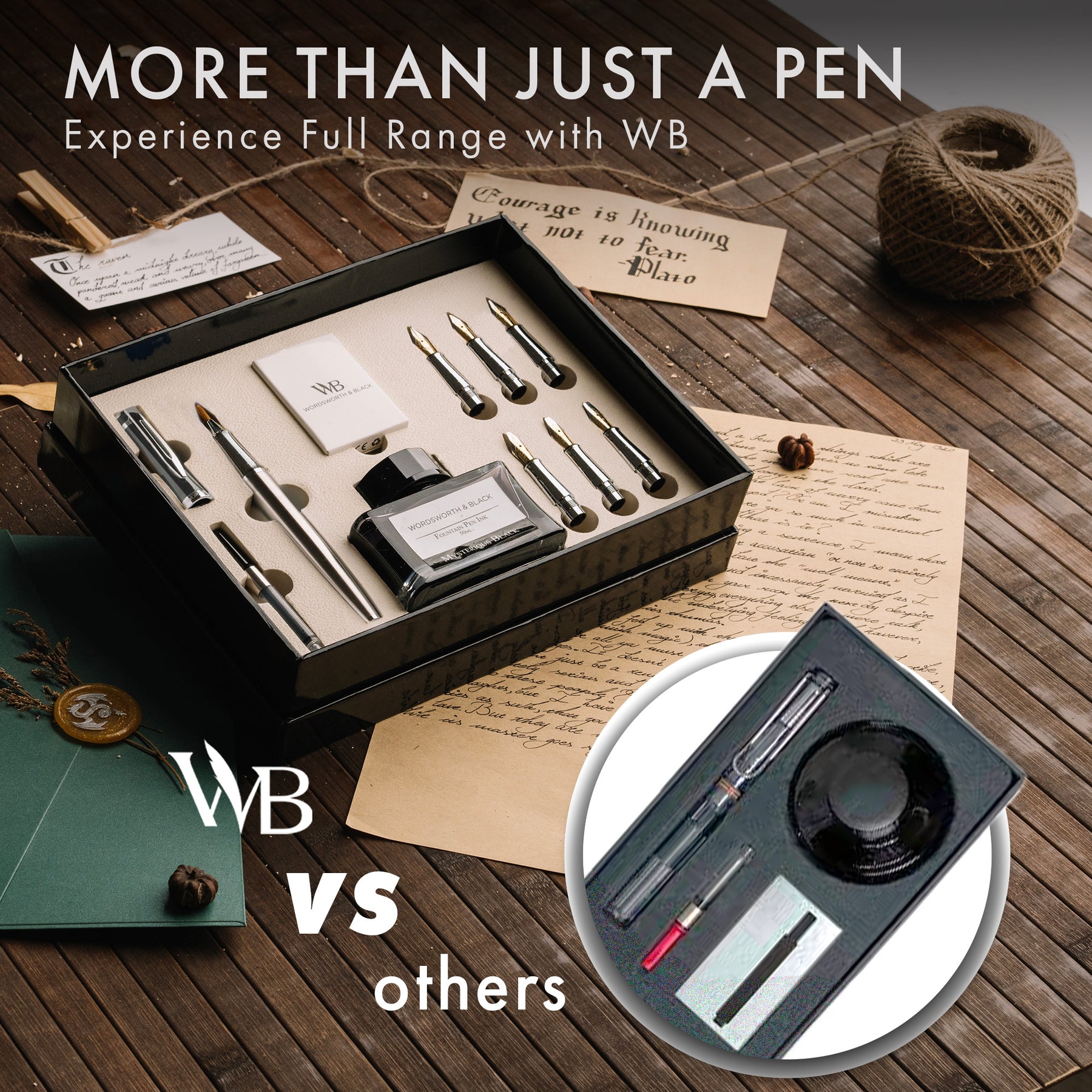 Calligraphy Writing Box Set Calligraphy Pen Gift Sets – wordsworthandblack