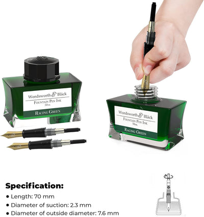Majesti Primori Erudite Fountain Pen Spare Ink Converter - 2 Pcs Per Box