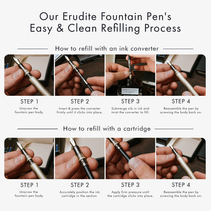 Erudite Fountain Pen Set