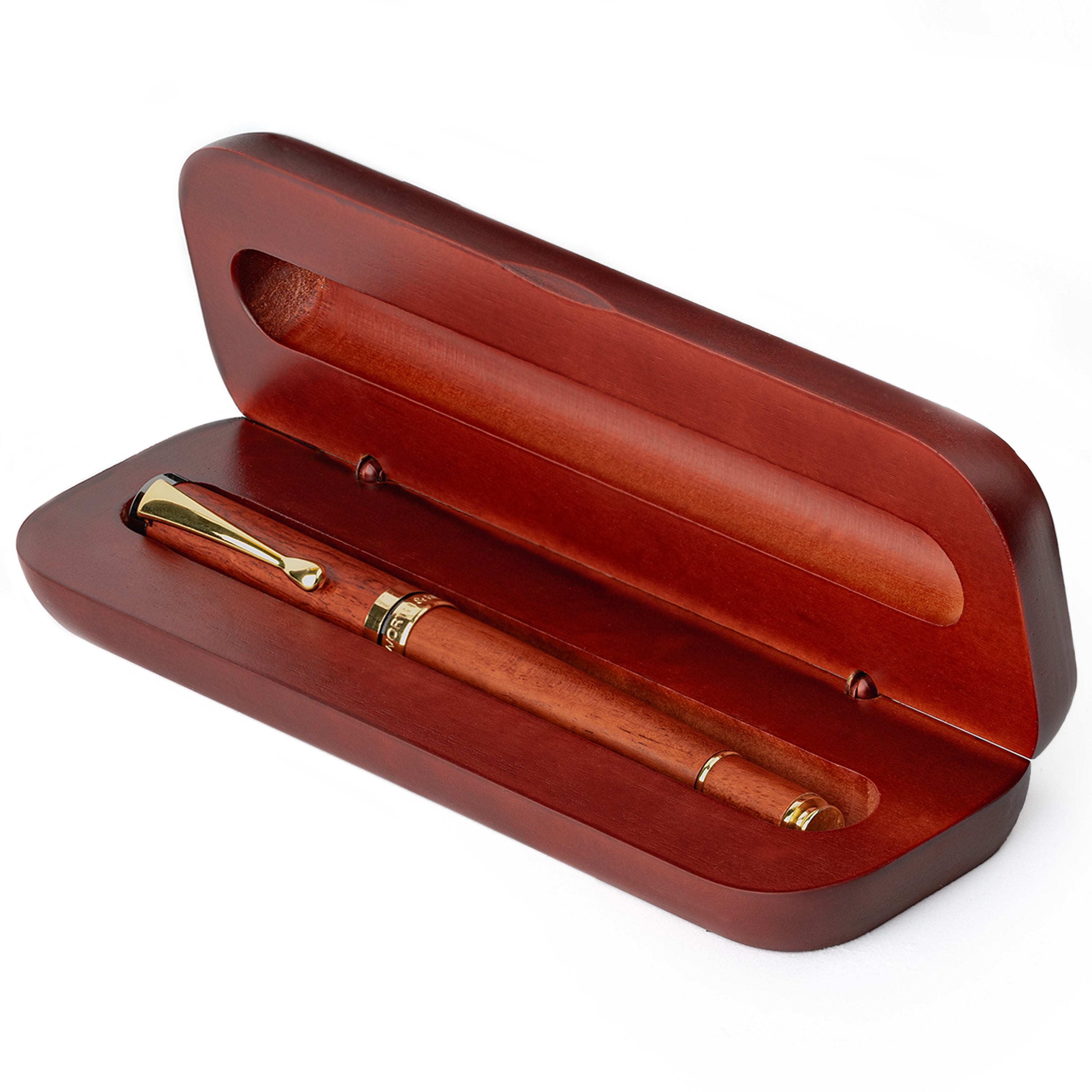 CREST ROLLERBALL PEN WOOD - GIFT BOX