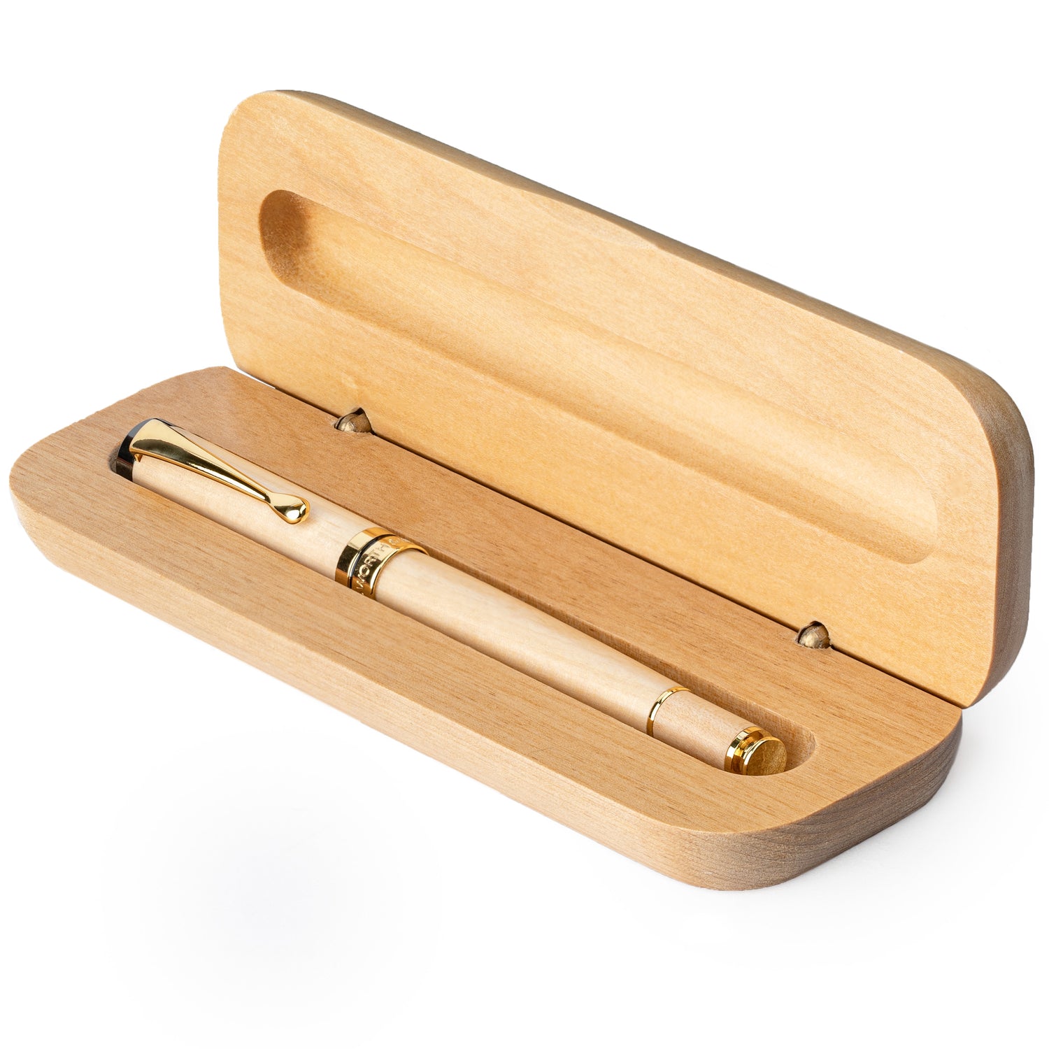 CREST ROLLERBALL PEN WOOD - GIFT BOX