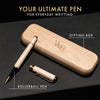 CREST ROLLERBALL PEN WOOD - GIFT BOX