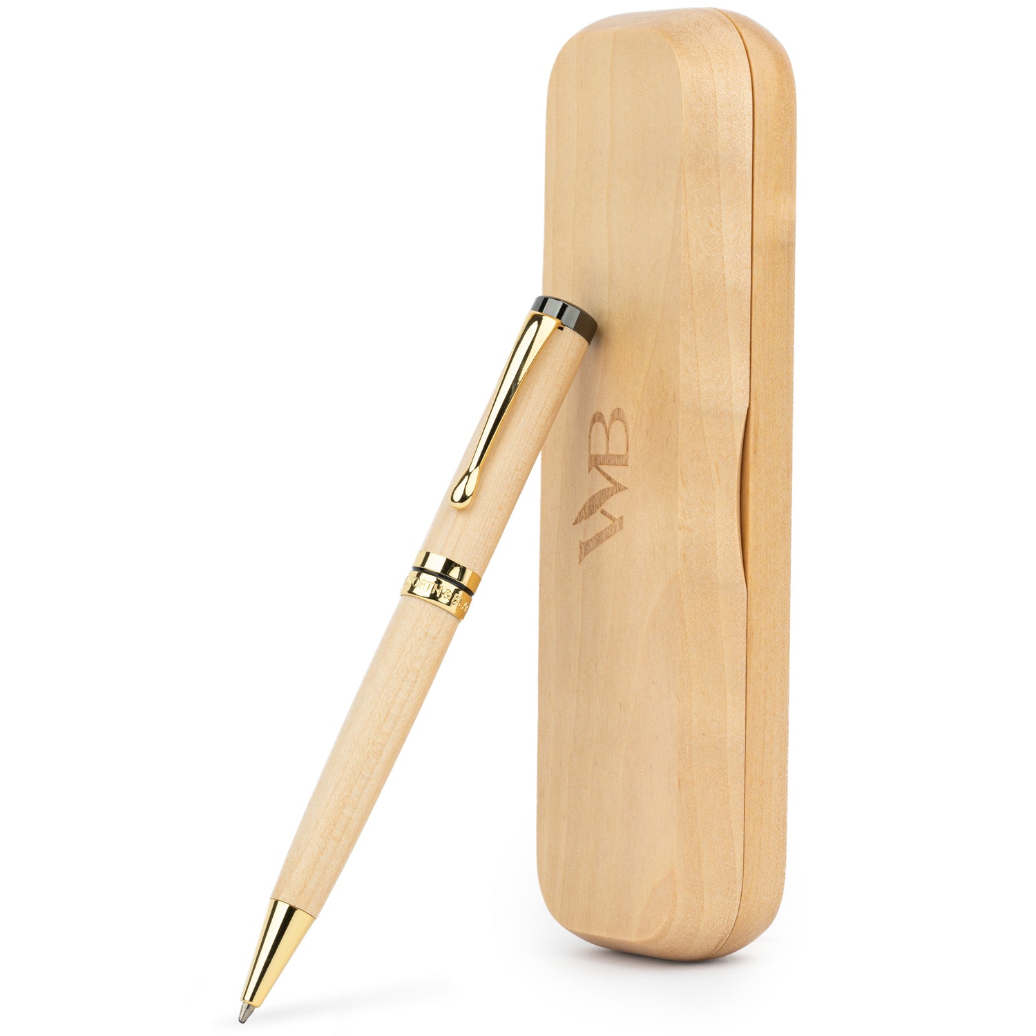 CREST BALLPOINT PEN WOOD - GIFT BOX