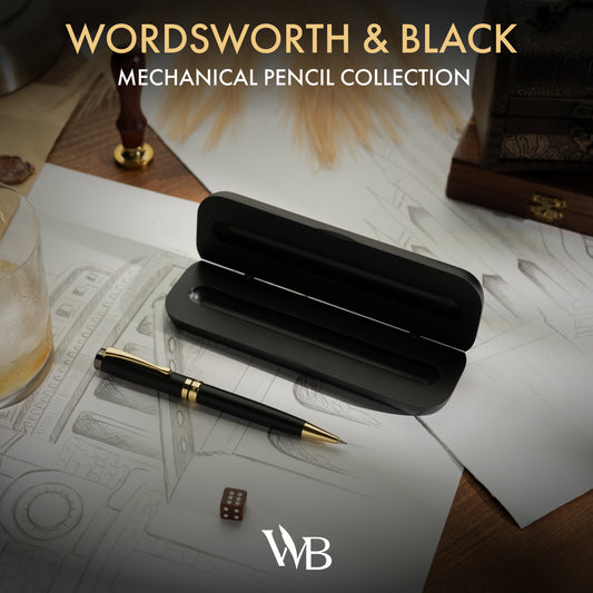 CREST MECHANICAL PENCIL WOOD - GIFT BOX