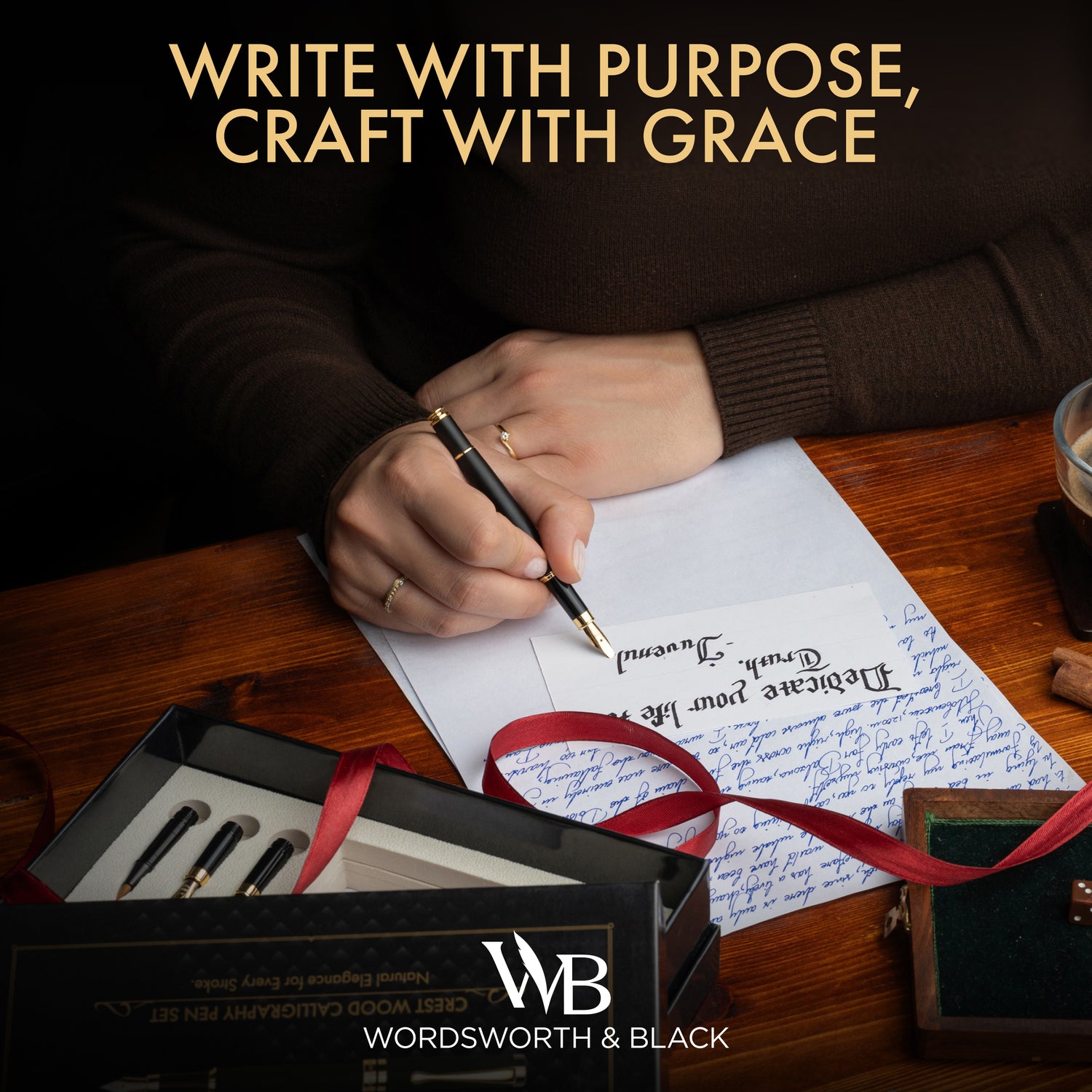 CREST CALLIGRAPHY PEN GIFT SET