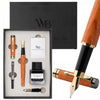 FOUNTAIN PEN WOOD - BUNDLE - GIFT CASE