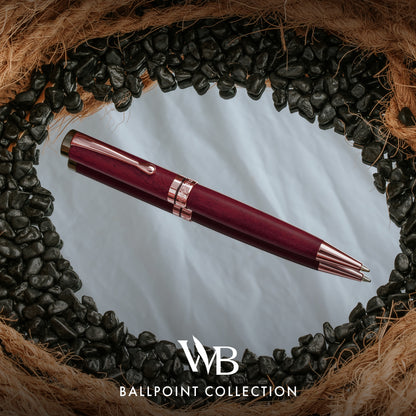 CREST BALLPOINT PEN WOOD - GIFT BOX