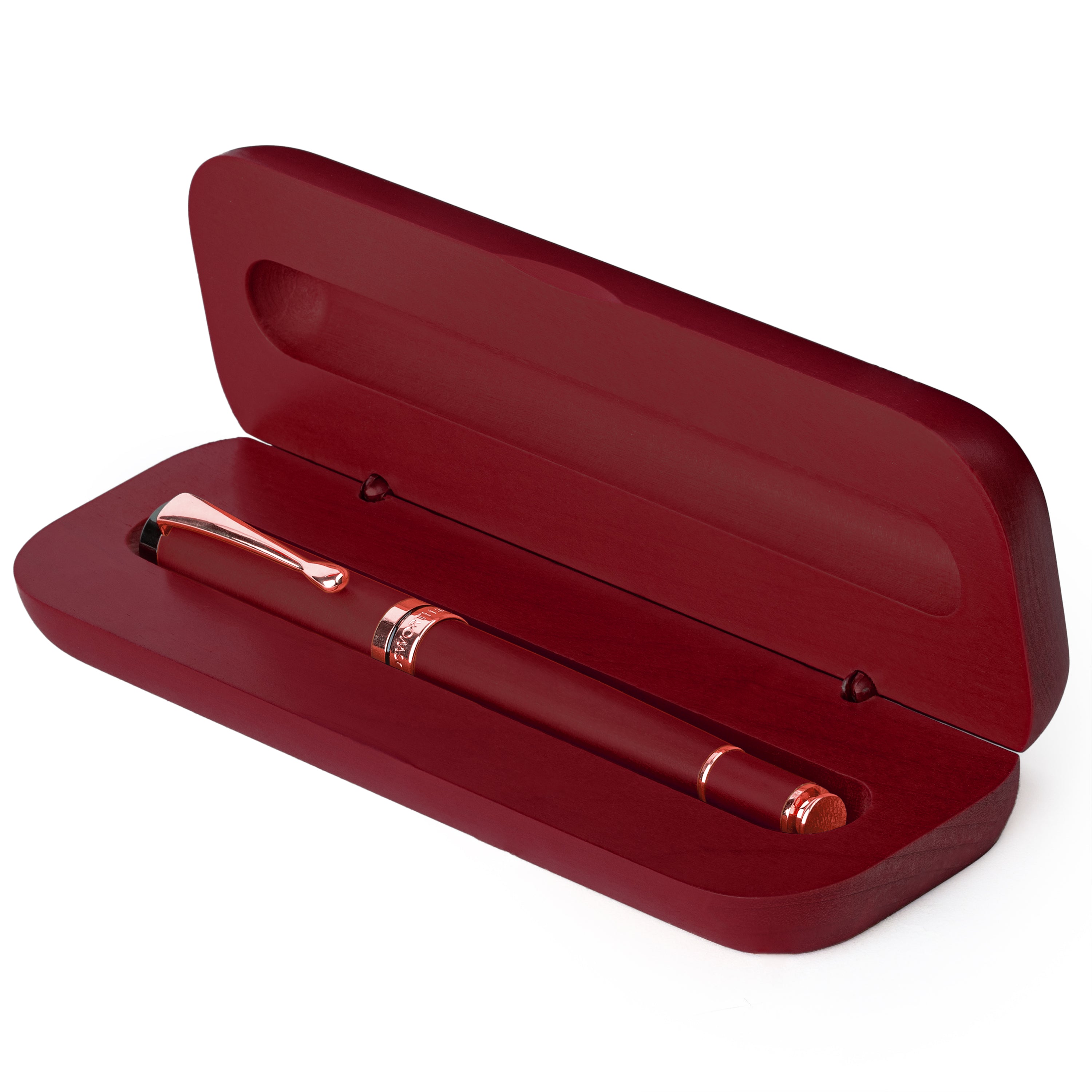 CREST ROLLERBALL PEN WOOD - GIFT BOX