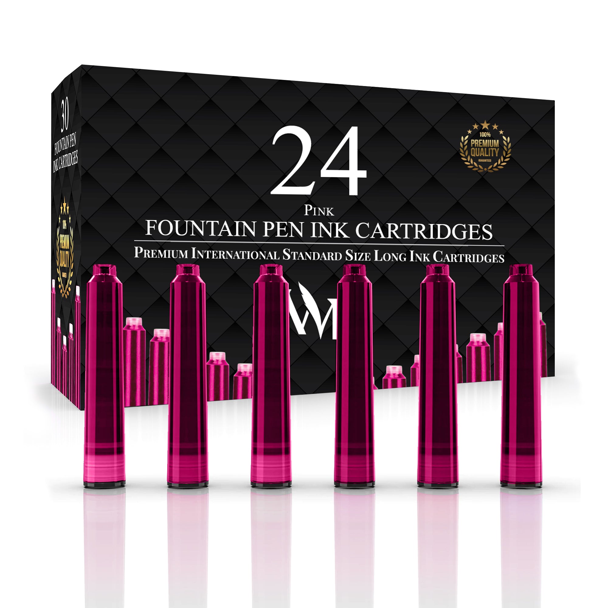 24 Pack Fountain Pen Ink Refills