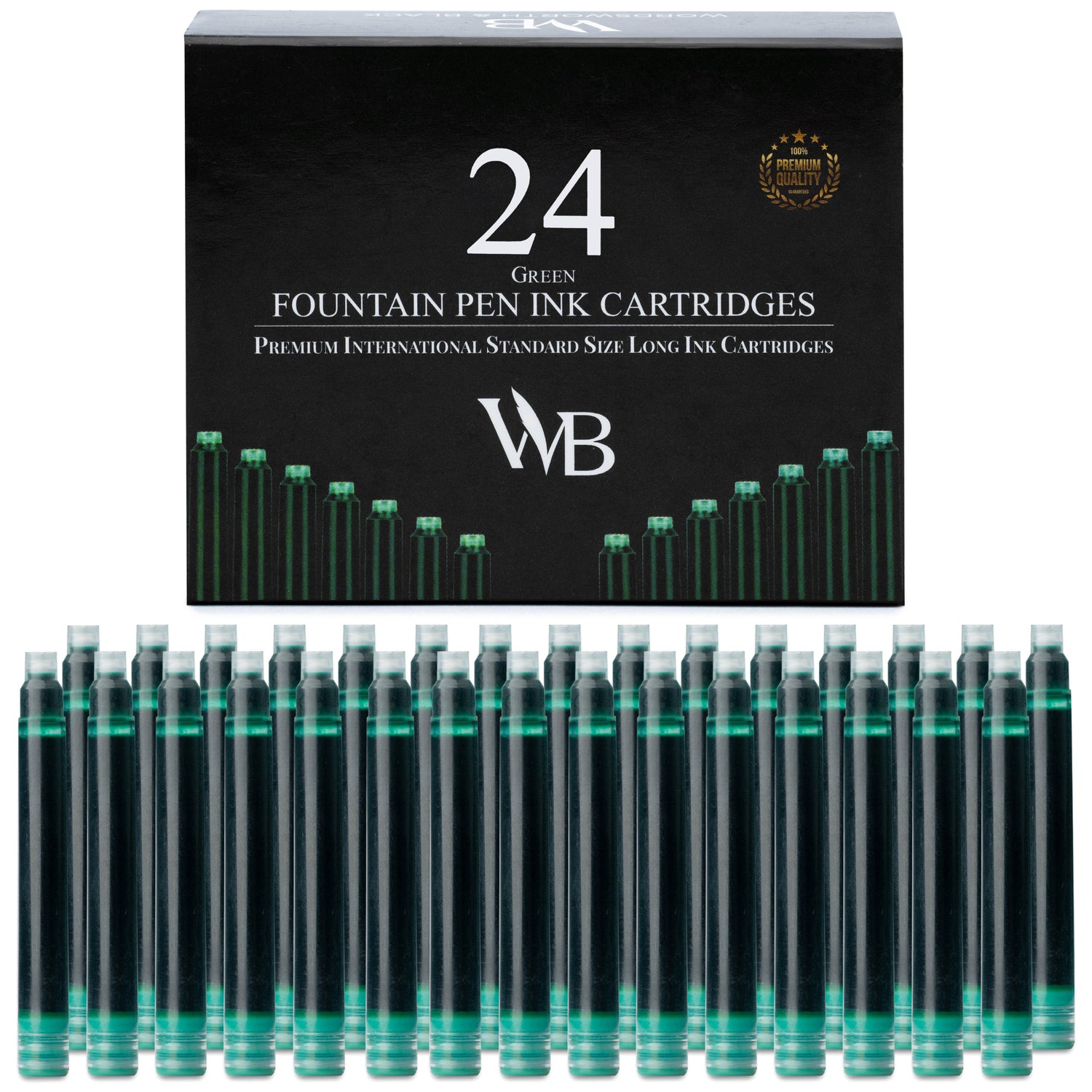 24 Pack Fountain Pen Ink Refills