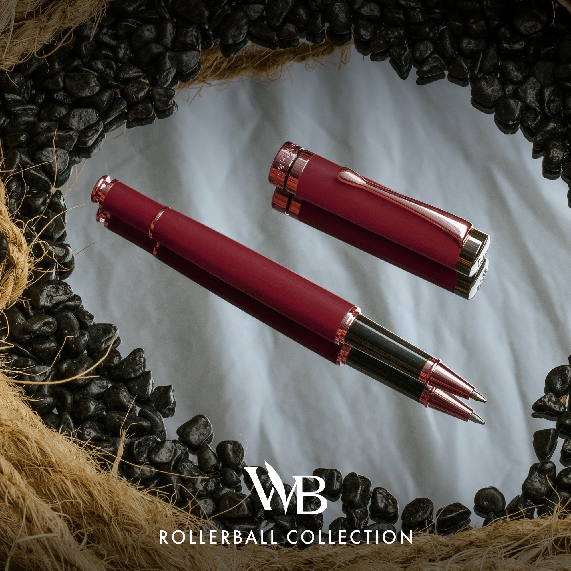 CREST ROLLERBALL PEN WOOD - GIFT BOX