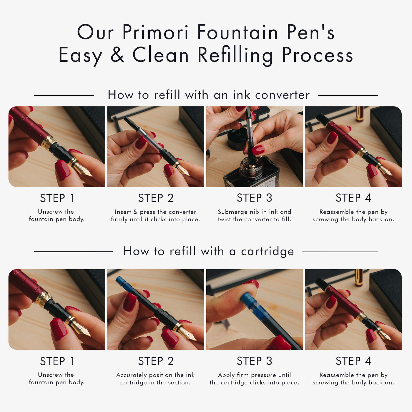 Primori Fountain Pen Set