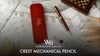 CREST MECHANICAL PENCIL WOOD - GIFT BOX