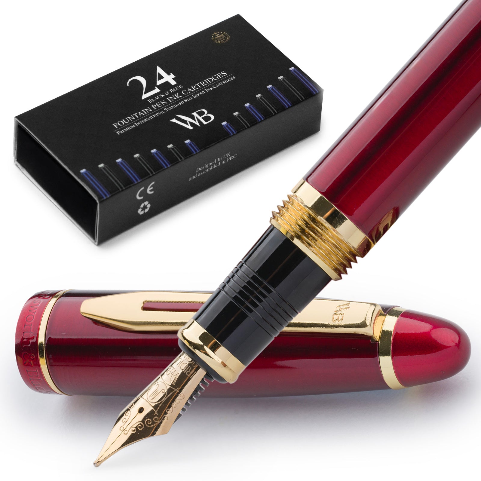 Majesti Fountain Pen Set – wordsworthandblack