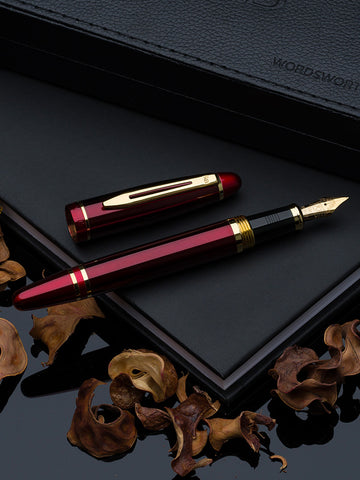 Wordsworth & Black Vulpen geschenkset, inclusief inktfles, 6 inktpatronen, inktnavulconverter, 4 vervangende penpunten, premium pakket, dagboek, kalligrafie, gladde schrijfpennen [groen chroom Wordsworth & Black Vulpen geschenkset, inclusief inktfles, 6 inktpatronen, inktnavulconverter, 4 vervangende penpunten, premium pakket, dagboek, kalligrafie, gladde schrijfpennen [groen chroom