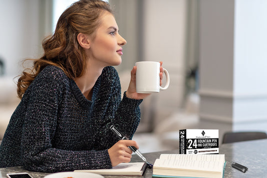 24 PACK FOUNTAIN PEN INK REFILLS