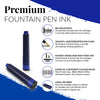 24 PACK FOUNTAIN PEN INK REFILLS