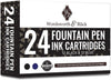 24 PACK FOUNTAIN PEN INK REFILLS